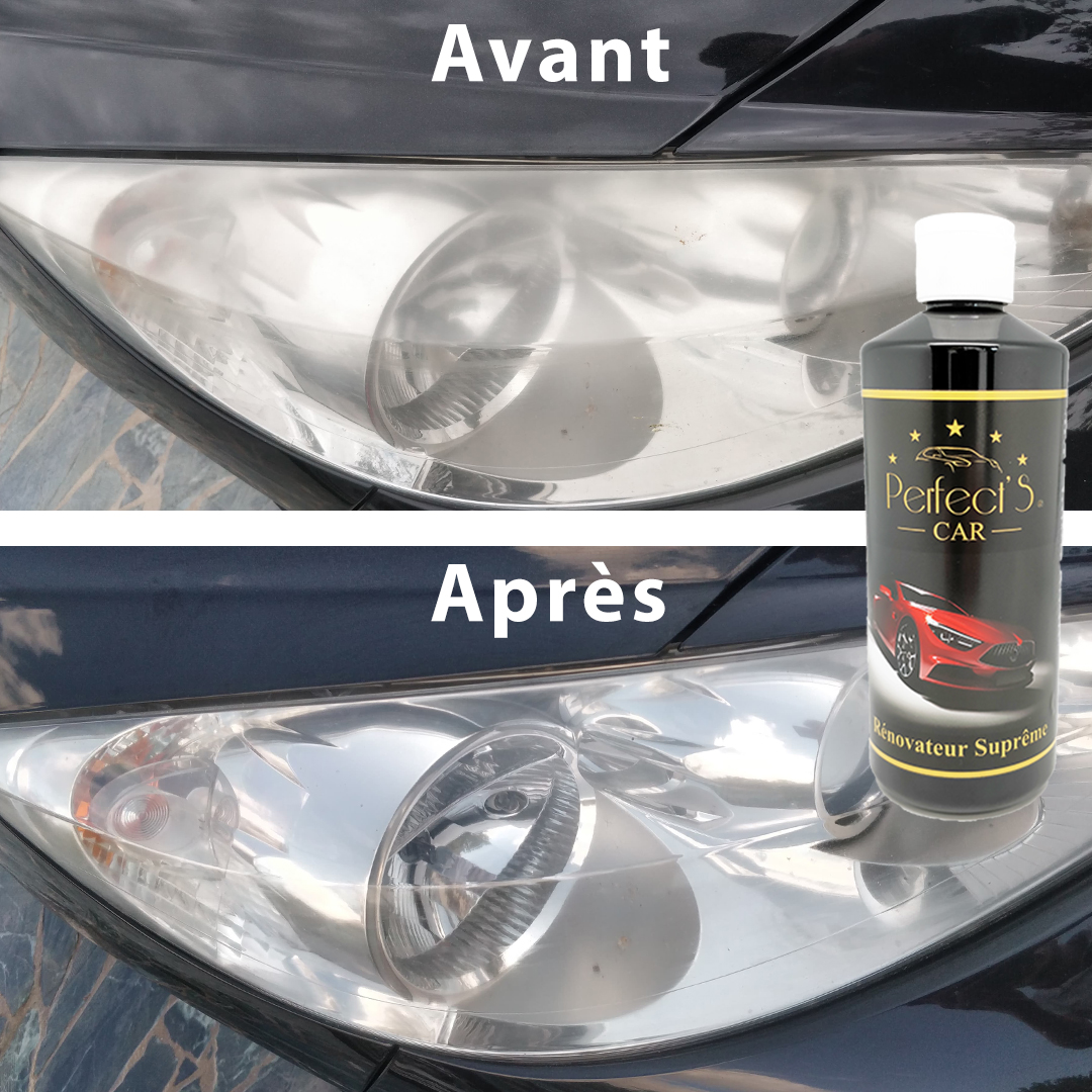 3 manières de restaurer des phares de voiture opaques avec un nettoyant  pour phares